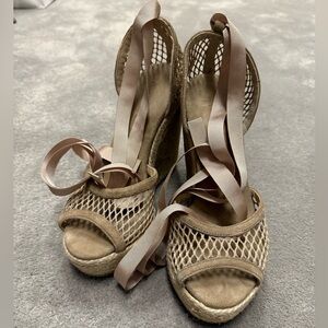 JIMMY CHOO Suede Espadrilles